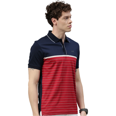 TVS Racing Polo T Shirt Cotton Red Blue (Red Blue) Online at Best ...