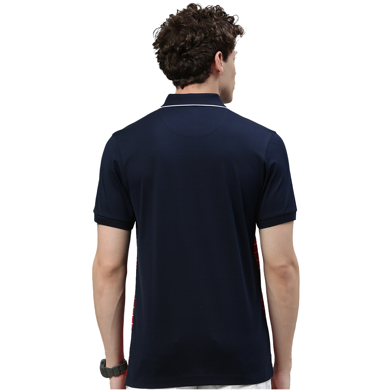 TVS Racing Polo T Shirt Cotton Red Blue (Red Blue)