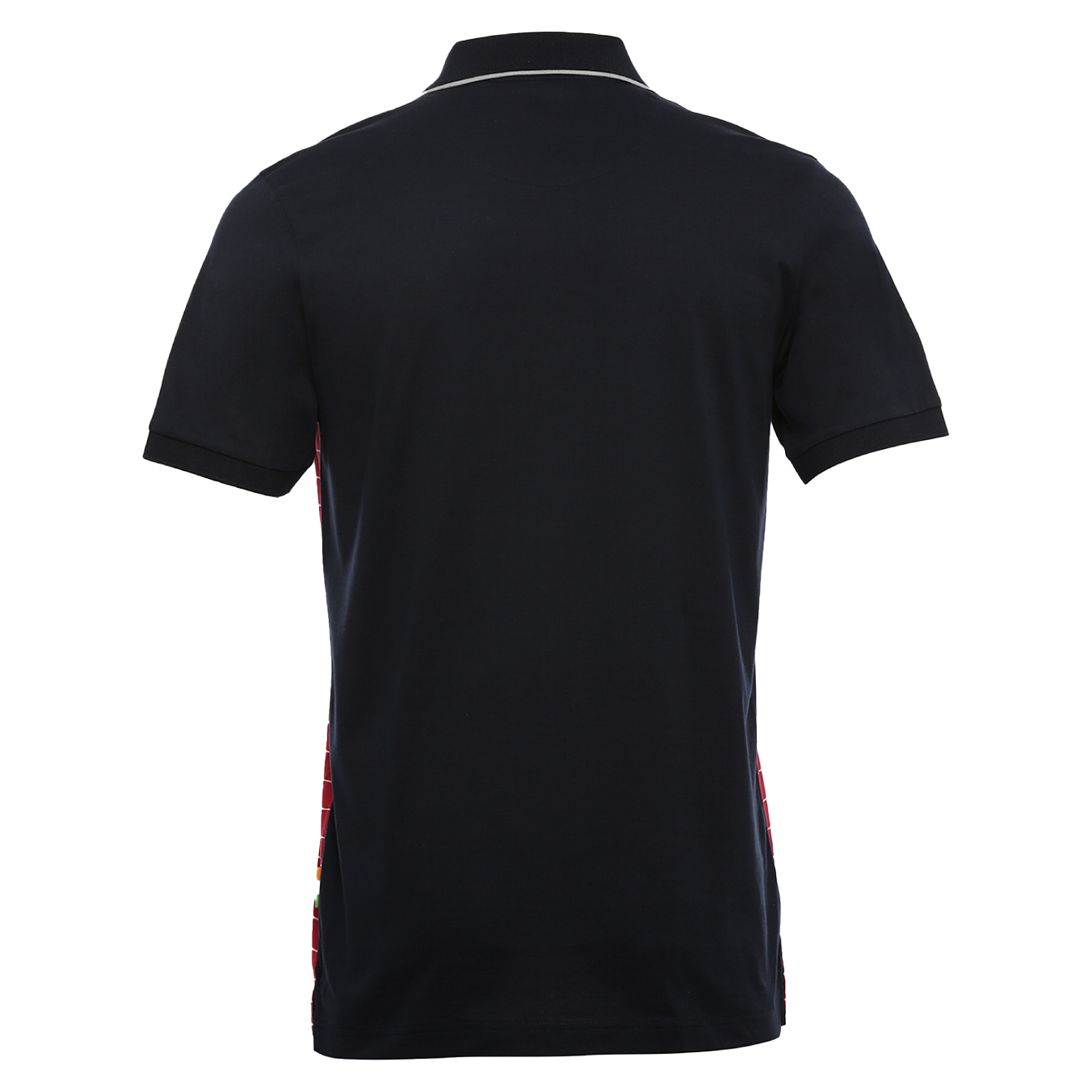 TVS Racing Polo T Shirt Cotton Red Blue (Red Blue)