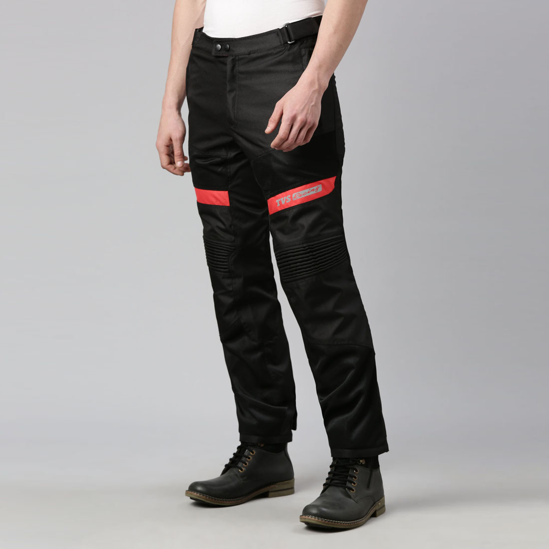 Red 2025 motorcycle pants